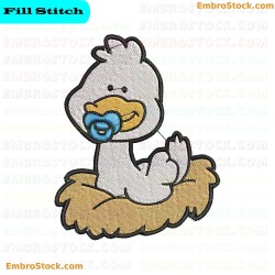 Goose Embroidery Design 11