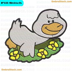 Goose Embroidery Design 3