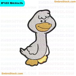 Goose Embroidery Design 5