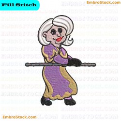 Grandmother Embroidery Design 13