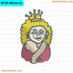 Grandmother Embroidery Design 8