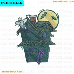 Halloween Embroidery Design 8