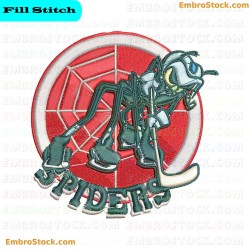 Hockey Team Emblem Embroidery Design 5