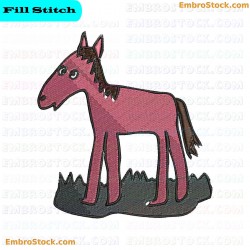 Horse Embroidery Design 32