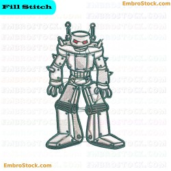 Humanoid Robot Embroidery Design 12