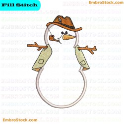 Iceman Character Embroidery Design 26