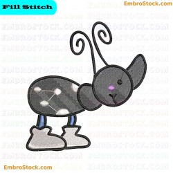 Insect Cute Bugs Embroidery Design 4