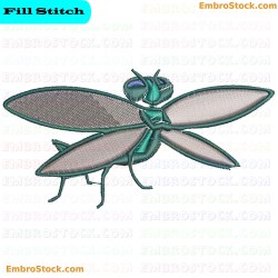 Insect Embroidery Design 17