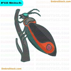 Insect Embroidery Design 4