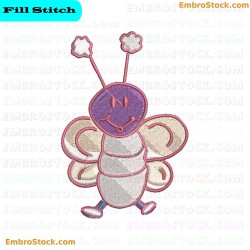 Insect Embroidery Design 6