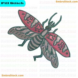 Insect Embroidery Design 79