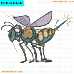 Insect Embroidery Design 88