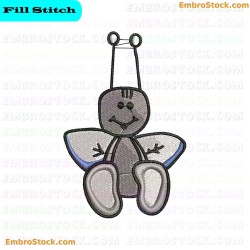 Insect Embroidery Design 9