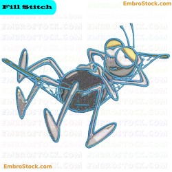 Insect Spider Embroidery Design 41