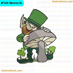 Irish Dwarf Embroidery Design 5