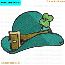 Irish Hat Embroidery Design 5