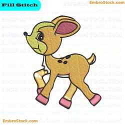 Little Deer Embroidery Design 1