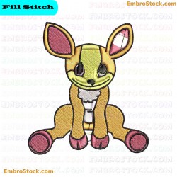 Little Deer Embroidery Design 2