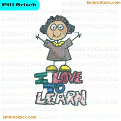 Love Of Learning Embroidery Design 20