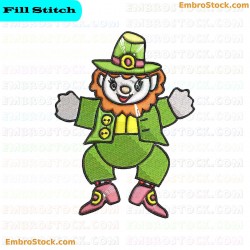 Lucky Leprechaun Toy Character Embroidery Design 23