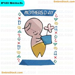 Mothers Day Embroidery Design 2