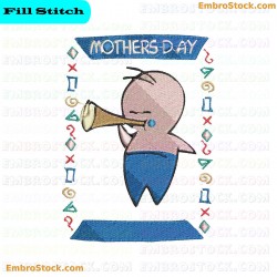 Mothers Day Embroidery Design 6