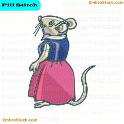 Mouse Embroidery Design 1