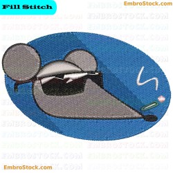 Mouse Embroidery Design 39