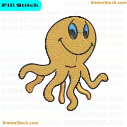 Octopus Octopus Embroidery Design 3