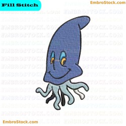 Octopus Octopus Embroidery Design 4