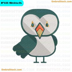 Owl Embroidery Design 13