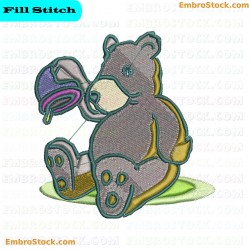 Panda Embroidery Design 5