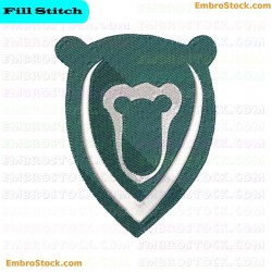 Panda Embroidery Design 8