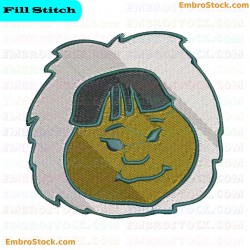 Person Wearing Winter Clothes Embroidery Design 12