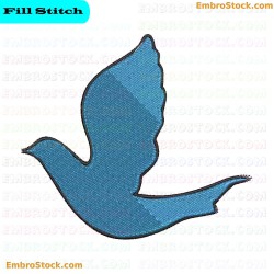 Pigeon Embroidery Design 5