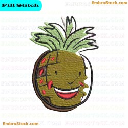 Pineapple Embroidery Design 19