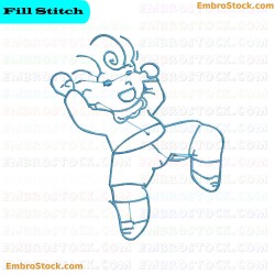 Playful Baby Boy Embroidery Design 2