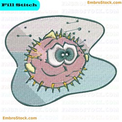 Pufferfish Embroidery Design 5