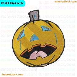 Pumpkin Embroidery Design 13