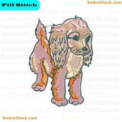 Puppy Embroidery Design 17