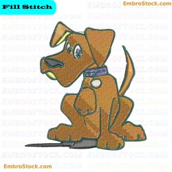 Puppy Embroidery Design 19