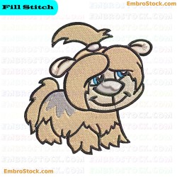 Puppy Embroidery Design 1