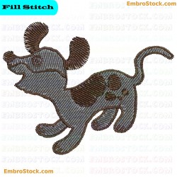 Puppy Embroidery Design 20