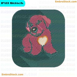 Puppy Embroidery Design 3