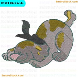 Puppy Embroidery Design 7