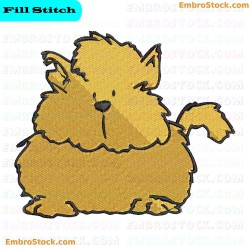 Puppy Embroidery Design 8