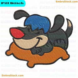 Puppy Pups Embroidery Design 8