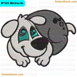 Puppy Really Cute Puppies Embroidery Design 3