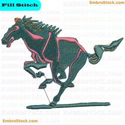 Purebred Arabian Horse Embroidery Design 1