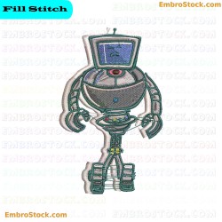 Robot Embroidery Design 13